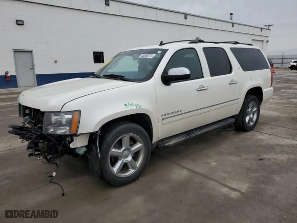 2012 Chevrolet Suburban LTZ with VIN 1GNSKKE70CR179507, listed as a Copart auction lot 85069214 with 206,167 mi miles and Salvage Title. Bid and sale history available at carsss.com. Image 1.