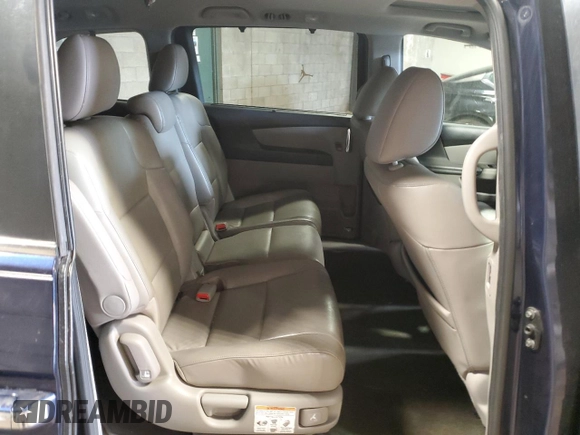 2014 Honda Odyssey EX-L with VIN 5FNRL5H66EB027040, listed as a Copart auction lot 53959195 with 199,431 mi miles and Salvage Title. Bid and sale history available at carsss.com. Image 11.