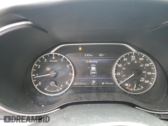 2016 Nissan Maxima SL with VIN 1N4AA6AP2GC398570, listed as a Copart auction lot 62481805 with 191,118 mi miles and Salvage title. Bid and sale history available at DreamBid. Image 9.