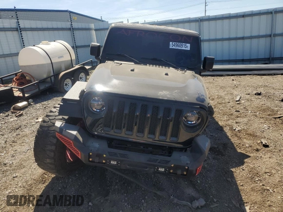 2021 Jeep Wrangler Unlimited Sahara Altitude с VIN 1C4HJXEG4MW731421, выставлен на аукционе Copart как лот 54960915 с пробегом 105 243 миль миль и Списание • Salvage title. История ставок и продаж доступна на DreamBid. Изображение 5.