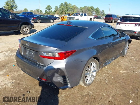 2016 Lexus RC 200t F Sport with VIN JTHHA5BC0G5002752, listed as a IAAI auction lot 41163472 with 164,945 mi miles and . Bid and sale history available at DreamBid. Image 4.