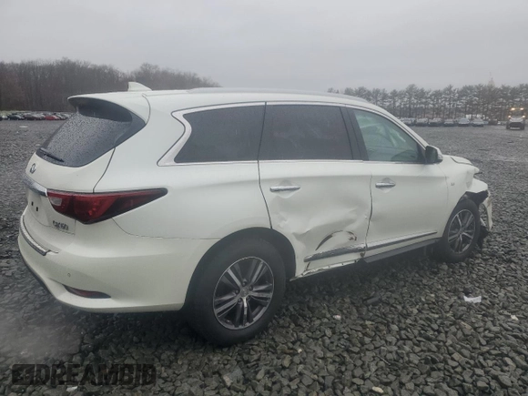 2017 Infiniti QX60 with VIN 5N1DL0MM3HC523024, listed as a Copart auction lot 50169055 with 81,521 mi miles and Salvage Title. Bid and sale history available at carsss.com. Image 3.