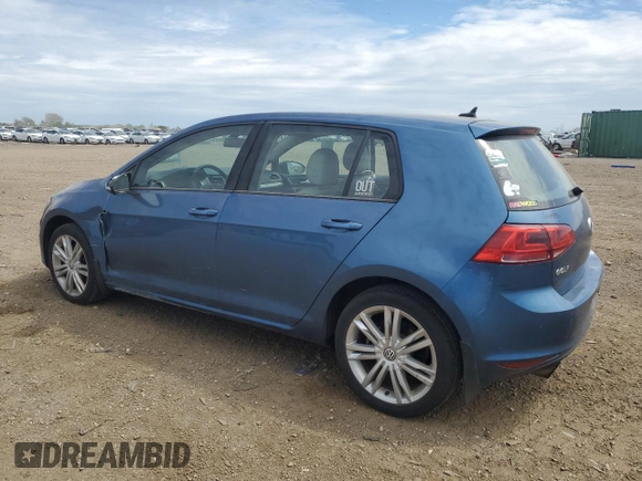 2015 Volkswagen Golf TSI SE z VIN 3VW217AU7FM070579, wystawiony jako Copart lot #58259275 z przebiegiem 98 090 mil mil oraz Szkoda całkowita • Salvage title. Historia ofert i sprzedaży dostępna na DreamBid. Obrazek 2.