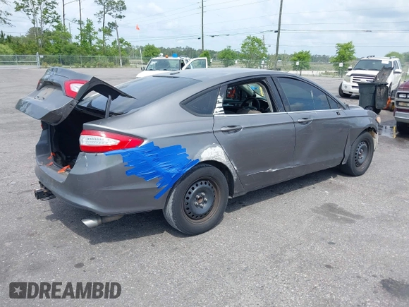 2013 Ford Fusion S with VIN 3FA6P0G74DR212341, listed as a IAAI auction lot 42076079 with 176,545 mi miles and . Bid and sale history available at DreamBid. Image 4.