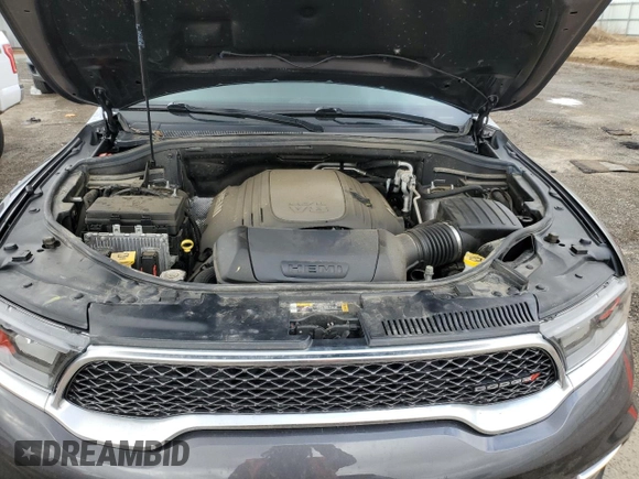 2021 Dodge Durango Citadel with VIN 1C4SDJET5MC788672, listed as a Copart auction lot 46443125 with 81,257 mi miles and Salvage title. Bid and sale history available at DreamBid. Image 12.