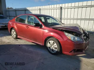 2013 Subaru Legacy 2.5i with VIN 4S3BMAA66D1013390, listed as a Copart auction lot 80126604 with 154,530 mi miles and Salvage title. Bid and sale history available at DreamBid. Image 4.
