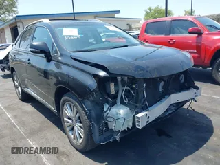 2013 Lexus RX 350 with VIN 2T2ZK1BA5DC119523, listed as a IAAI auction lot 42359613 with 118,798 mi miles and . Bid and sale history available at DreamBid. Image 1.