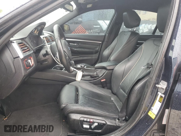 2016 BMW 3 Series 328i with VIN WBA8E9G59GNT88205, listed as a Copart auction lot 59368575 with 97,858 mi miles and Salvage title. Bid and sale history available at DreamBid. Image 7.