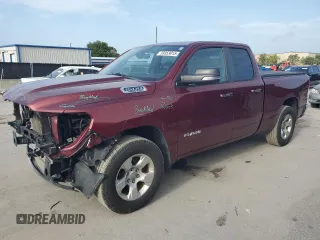 2020 Ram 1500 Big Horn with VIN 1C6RREBT9LN373408, listed as a Copart auction lot 59953615 with 145,491 mi miles and Non repairable. Bid and sale history available at DreamBid. Image 1.