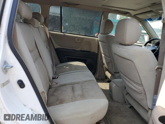 2001 Toyota Highlander with VIN JTEGF21A910026691, listed as a Copart auction lot 61681215 with 275,416 mi miles and Clean title. Bid and sale history available at DreamBid. Image 11.