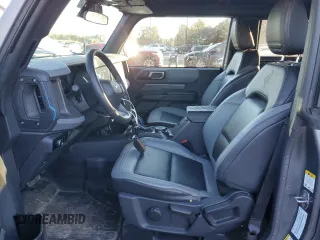 2024 Ford Bronco Black Diamond with VIN 1FMDE1AH3RLA71844, listed as a Copart auction lot 85017954 with 4,689 mi miles and Salvage Title. Bid and sale history available at DreamBid. Image 7.