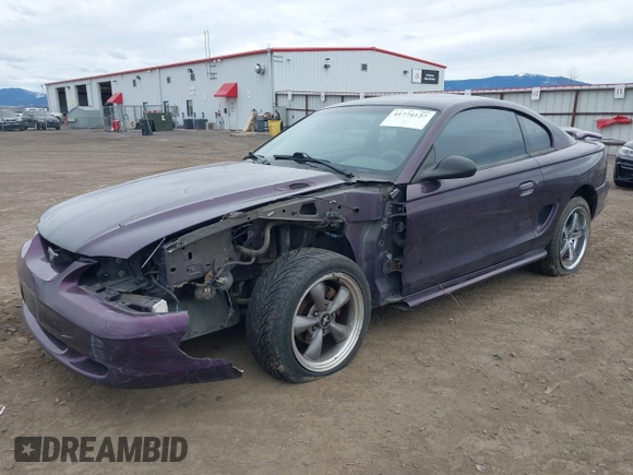 1996 Ford Mustang with VIN 1FALP404XTF174880, listed as a IAAI auction lot 41774122 with 285,302 mi miles. Bid and sale history available at carsss.com. Image 18.
