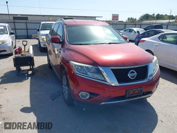2016 Nissan Pathfinder S with VIN 5N1AR2MN5GC631410, listed as a IAAI auction lot 41851832 with 198,670 mi miles and . Bid and sale history available at DreamBid. Image 1.