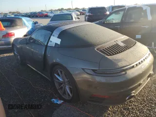 2021 Porsche 911 4S with VIN WP0BB2A97MS235243, listed as a Copart auction lot 74119614 with 0 mi miles and Salvage Title. Bid and sale history available at carsss.com. Image 2.