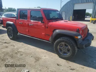 2020 Jeep Gladiator Sport S with VIN 1C6HJTAG2LL135519, listed as a Copart auction lot 60145775 with 35,122 mi miles and Salvage title. Bid and sale history available at DreamBid. Image 4.