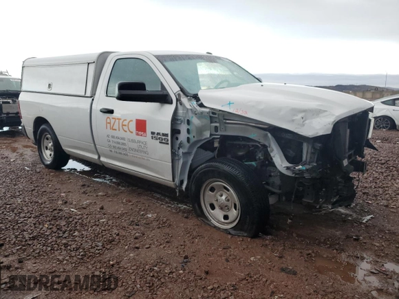 2021 Ram 1500 Tradesman with VIN 3C6JR6DG0MG535990, listed as a Copart auction lot 58473625 with 39,260 mi miles and Salvage title. Bid and sale history available at DreamBid. Image 4.