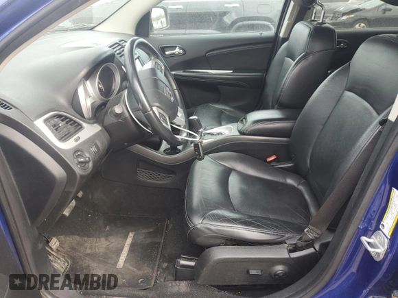 2012 Dodge Journey Crew with VIN 3C4PDCDG1CT399343, listed as a Copart auction lot 53610425 with 47,681 mi miles and Salvage title. Bid and sale history available at DreamBid. Image 7.