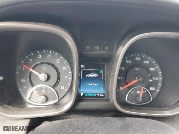 2015 Chevrolet Malibu LT with VIN 1G11C5SL7FU152240, listed as a Copart auction lot 50048505 with 187,892 mi miles and Salvage Title. Bid and sale history available at carsss.com. Image 9.