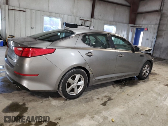 2015 Kia Optima LX with VIN 5XXGM4A77FG381665, listed as a Copart auction lot 43646005 with 51,110 mi miles and Clean Title. Bid and sale history available at DreamBid. Image 3.