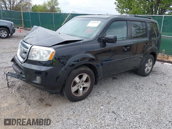 2011 Honda Pilot EX-L with VIN 5FNYF4H59BB039862, listed as a IAAI auction lot 42048218 with 174,102 mi miles and . Bid and sale history available at carsss.com. Image 17.