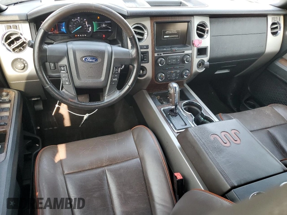 2015 Ford Expedition XLT with VIN 1FMJU1HT9FEF11131, listed as a Copart auction lot 51741355 with 136,988 mi miles and Salvage title. Bid and sale history available at DreamBid. Image 8.