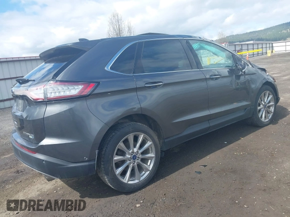 2017 Ford Edge Titanium with VIN 2FMPK4K90HBC22281, listed as a IAAI auction lot 41942400 with 82,111 mi miles. Bid and sale history available at carsss.com. Image 4.