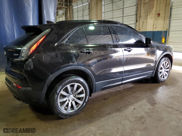2019 Cadillac XT4 AWD Sport with VIN 1GYFZFR43KF117848, listed as a Copart auction lot 50092115 with NaN miles and Clean Title. Bid and sale history available at carsss.com. Image 3.