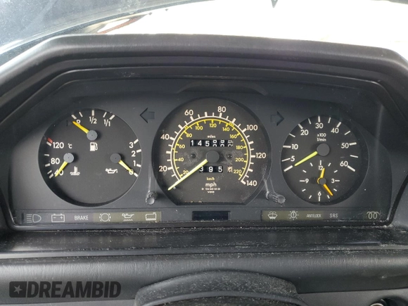1987 Mercedes-Benz 300 with VIN WDBEB33D3HA355359, listed as a Copart auction lot 49532285 with 145,899 mi miles and Clean Title. Bid and sale history available at DreamBid. Image 9.