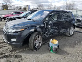 2015 Land Rover Range Rover Evoque Pure Plus with VIN SALVP2BG8FH052096, listed as a Copart auction lot 47745645 with 0 mi miles and Salvage Title. Bid and sale history available at carsss.com. Image 1.