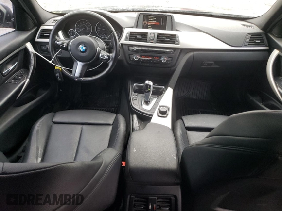 2015 BMW 3 Series 320i with VIN WBA3B1G56FNT64589, listed as a Copart auction lot 43250165 with 94,962 mi miles and Salvage Title. Bid and sale history available at carsss.com. Image 8.