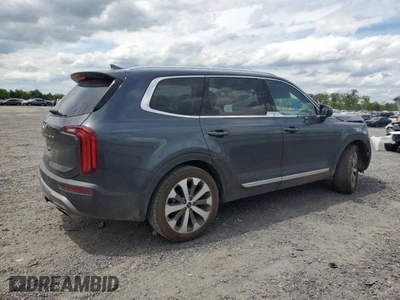 2022 Kia Telluride EX with VIN 5XYP3DHC9NG313013, listed as a Copart auction lot 55946615 with 58,276 mi miles and Salvage title. Bid and sale history available at DreamBid. Image 3.