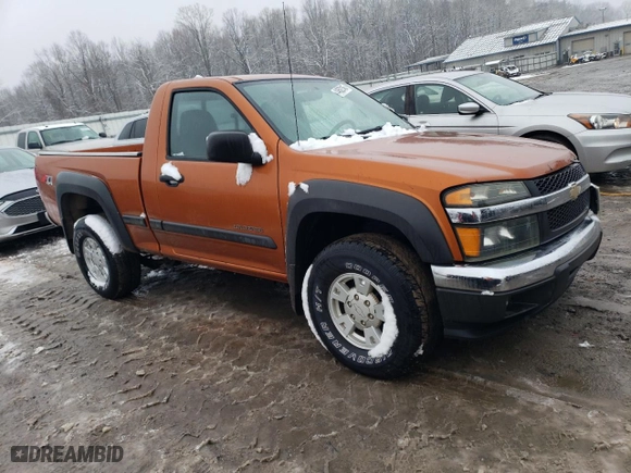 2005 Chevrolet Colorado LT w/1LT with VIN 1GCDT146858221769, listed as a Copart auction lot 44602145 with 161,517 mi miles and Salvage Title. Bid and sale history available at carsss.com. Image 4.