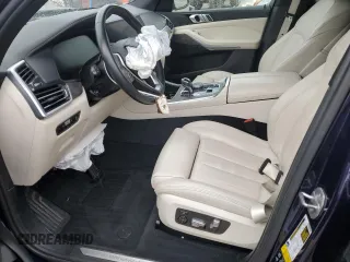 2020 BMW X5 xDrive40i with VIN 5UXCR6C05L9B00842, listed as a Copart auction lot 53187955 with Not provided miles and Salvage title. Bid and sale history available at DreamBid. Image 7.