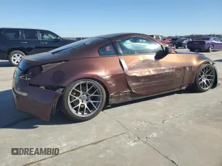 2006 Nissan 350Z Touring with VIN JN1AZ34D96M303839, listed as a Copart auction lot 42945145 with 151,779 mi miles and Salvage Title. Bid and sale history available at carsss.com. Image 3.