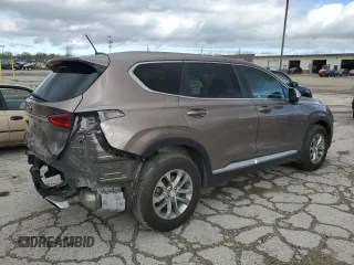 2020 Hyundai Santa Fe SE with VIN 5NMS23AD9LH264926, listed as a Copart auction lot 53809265 with 57,780 mi miles and Salvage title. Bid and sale history available at DreamBid. Image 3.