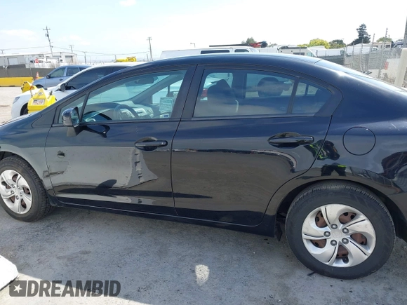 2014 Honda Civic Sedan LX with VIN 19XFB2F54EE263044, listed as a IAAI auction lot 42126752 with 99,824 mi miles. Bid and sale history available at carsss.com. Image 14.