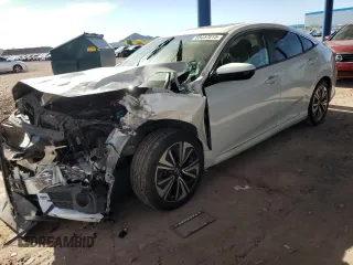 2018 Honda Civic EX-L z VIN JHMFC1F73JX036221, wystawiony jako Copart lot #55457815 z przebiegiem 81 368 mil mil oraz Szkoda całkowita • Salvage title. Historia ofert i sprzedaży dostępna na DreamBid. Obrazek 1.