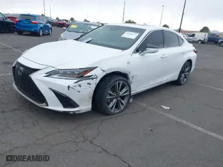 2021 Lexus ES with VIN 58AGZ1B1XMU098201, listed as a IAAI auction lot 41366417 with 66,631 mi miles. Bid and sale history available at carsss.com. Image 2.