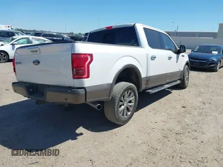 2015 Ford F-150 XL with VIN 1FTEW1CG0FKE70500, listed as a IAAI auction lot 41828045 with 170,519 mi miles. Bid and sale history available at carsss.com. Image 4.