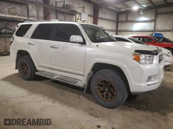 2010 Toyota 4Runner Trail with VIN JTEBU5JR5A5010045, listed as a Copart auction lot 45978725 with 195,221 mi miles and Salvage Title. Bid and sale history available at DreamBid. Image 4.