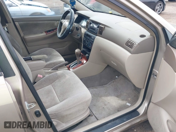 2004 Toyota Corolla CE with VIN 2T1BR32E24C258637, listed as a IAAI auction lot 41881455 with 175,944 mi miles and . Bid and sale history available at DreamBid. Image 5.