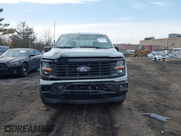 2024 Ford F-150 STX with VIN 1FTEW2LP1RFC11484, listed as a IAAI auction lot 41661056 with 2,128 mi miles and . Bid and sale history available at carsss.com. Image 12.