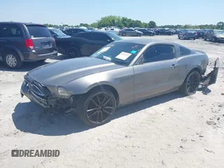 2014 Ford Mustang V6 with VIN 1ZVBP8AM1E5218928, listed as a IAAI auction lot 42039119 with 159,700 mi miles. Bid and sale history available at carsss.com. Image 2.