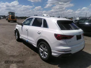 2023 Audi Q3 S line Premium with VIN WA1DECF31P1152759, listed as a IAAI auction lot 37326985 with 11 mi miles and . Bid and sale history available at DreamBid. Image 3.