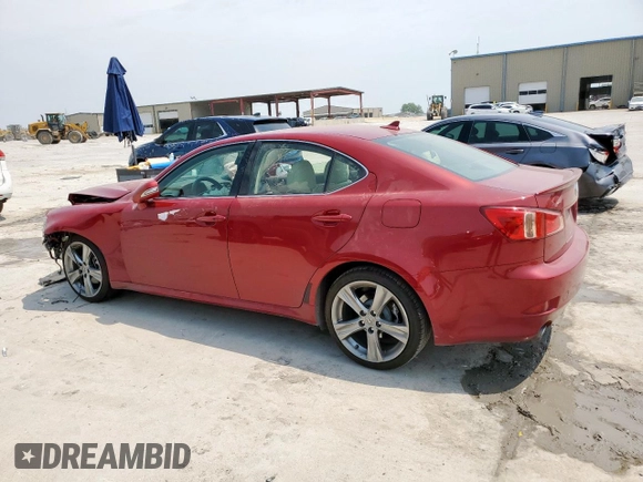 2012 Lexus IS 250 with VIN JTHBF5C2XC5179039, listed as a Copart auction lot 56964635 with 174,438 mi miles and Salvage title. Bid and sale history available at DreamBid. Image 2.