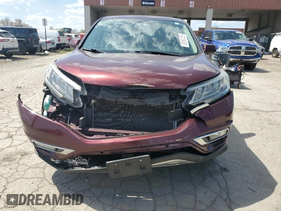 2016 Honda CR-V EX with VIN 2HKRM4H56GH721973, listed as a Copart auction lot 53181225 with 136,148 mi miles and Salvage Title. Bid and sale history available at DreamBid. Image 5.