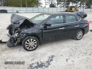 2019 Nissan Sentra SV with VIN 3N1AB7AP6KY394487, listed as a Copart auction lot 51615665 with 106,910 mi miles and Salvage Title. Bid and sale history available at DreamBid. Image 1.