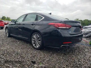 2017 Genesis G80 3.8L with VIN KMHGN4JE7HU201735, listed as a Copart auction lot 54178545 with 153,537 mi miles and Salvage title. Bid and sale history available at DreamBid. Image 2.