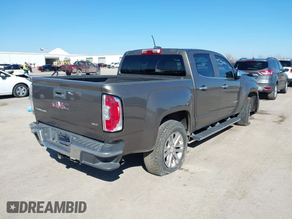 2015 GMC Canyon 2WD SLT with VIN 1GTG5CE32F1215628, listed as a IAAI auction lot 41412762 with 182,615 mi miles. Bid and sale history available at carsss.com. Image 4.