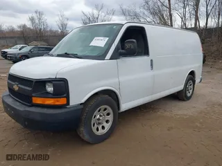 2012 Chevrolet Express Cargo Van with VIN 1GCSGAFX1C1193207, listed as a IAAI auction lot 41853071 with 207,611 mi miles. Bid and sale history available at carsss.com. Image 17.